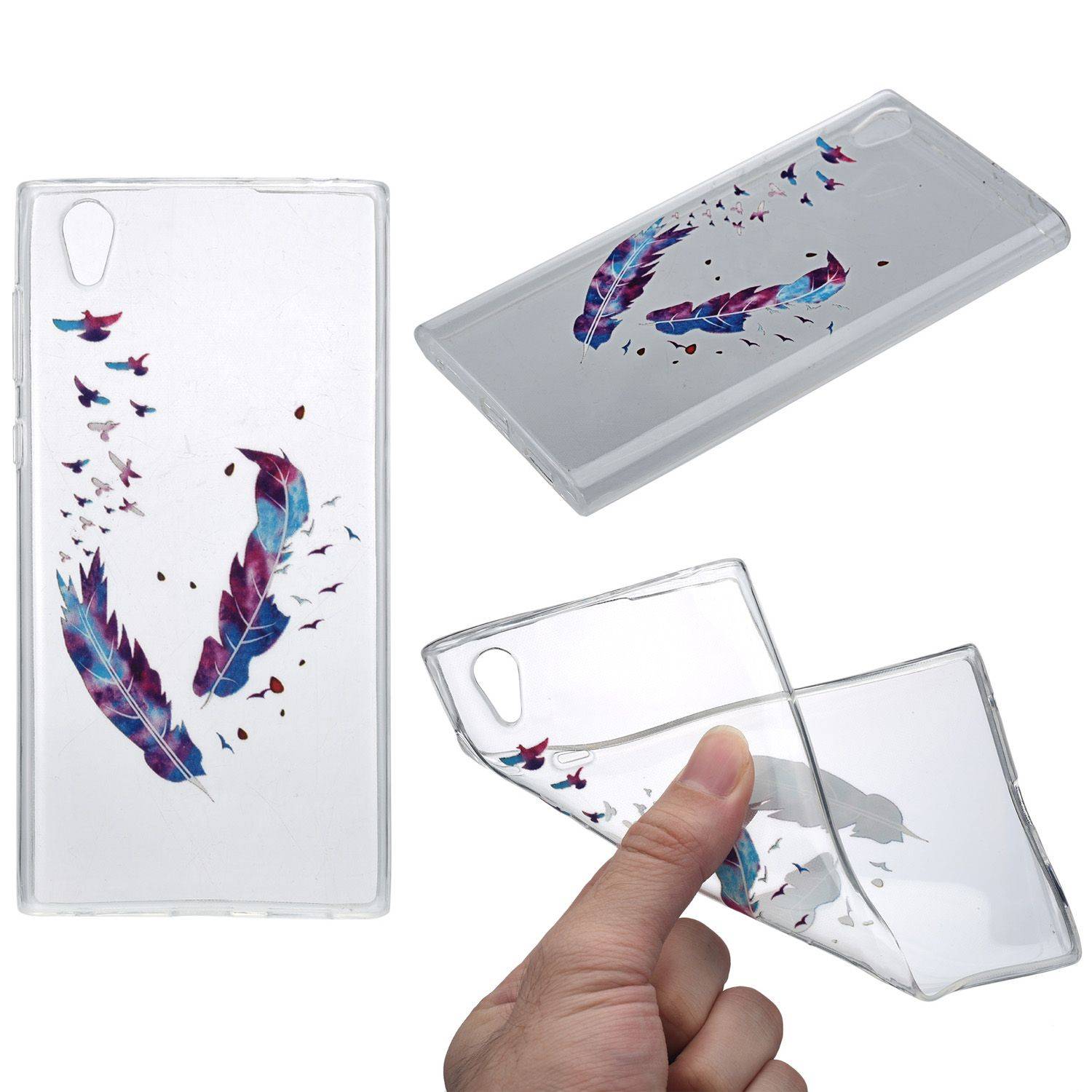 Sony Xperia XA1 Handyhülle Backcover Mehrfarbig