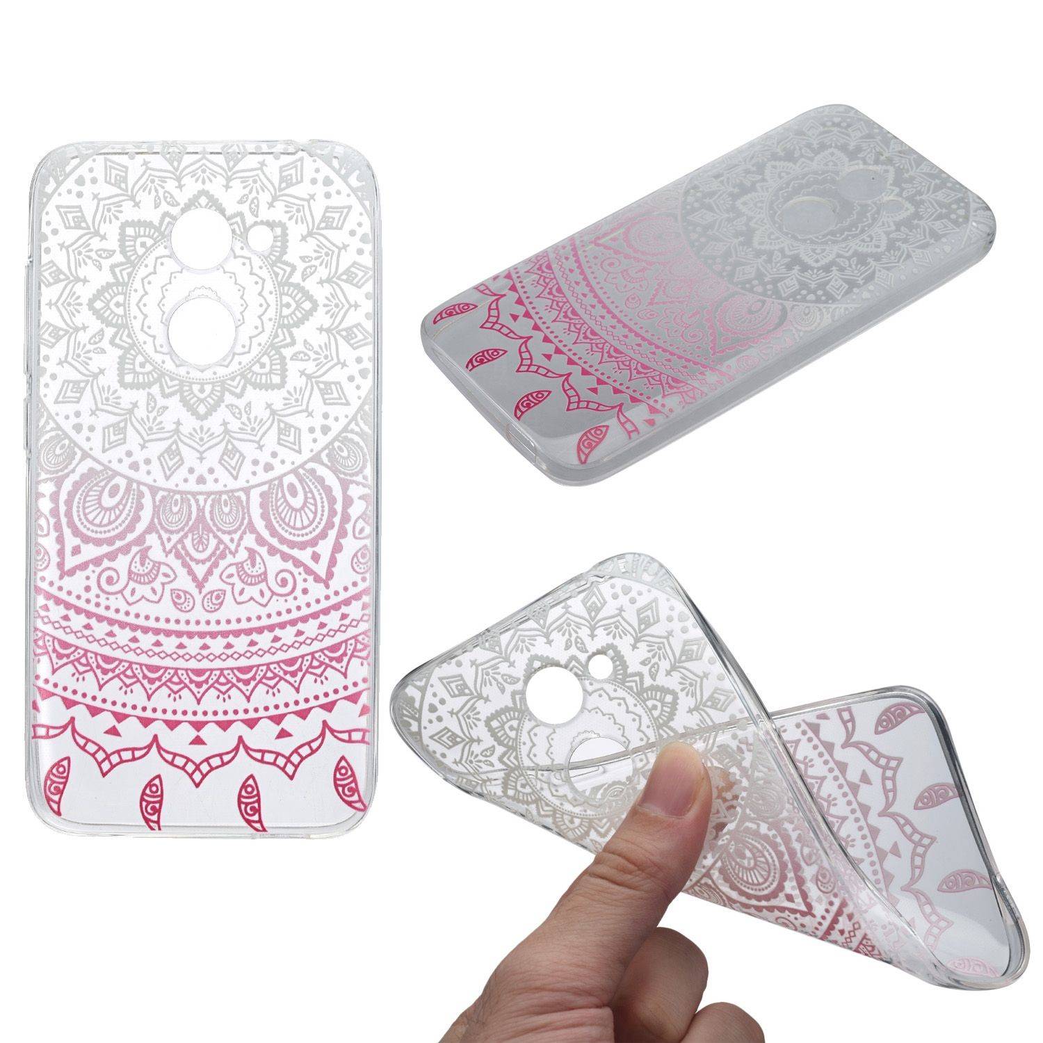 Alcatel A3 Handyhülle Backcover Weiß
