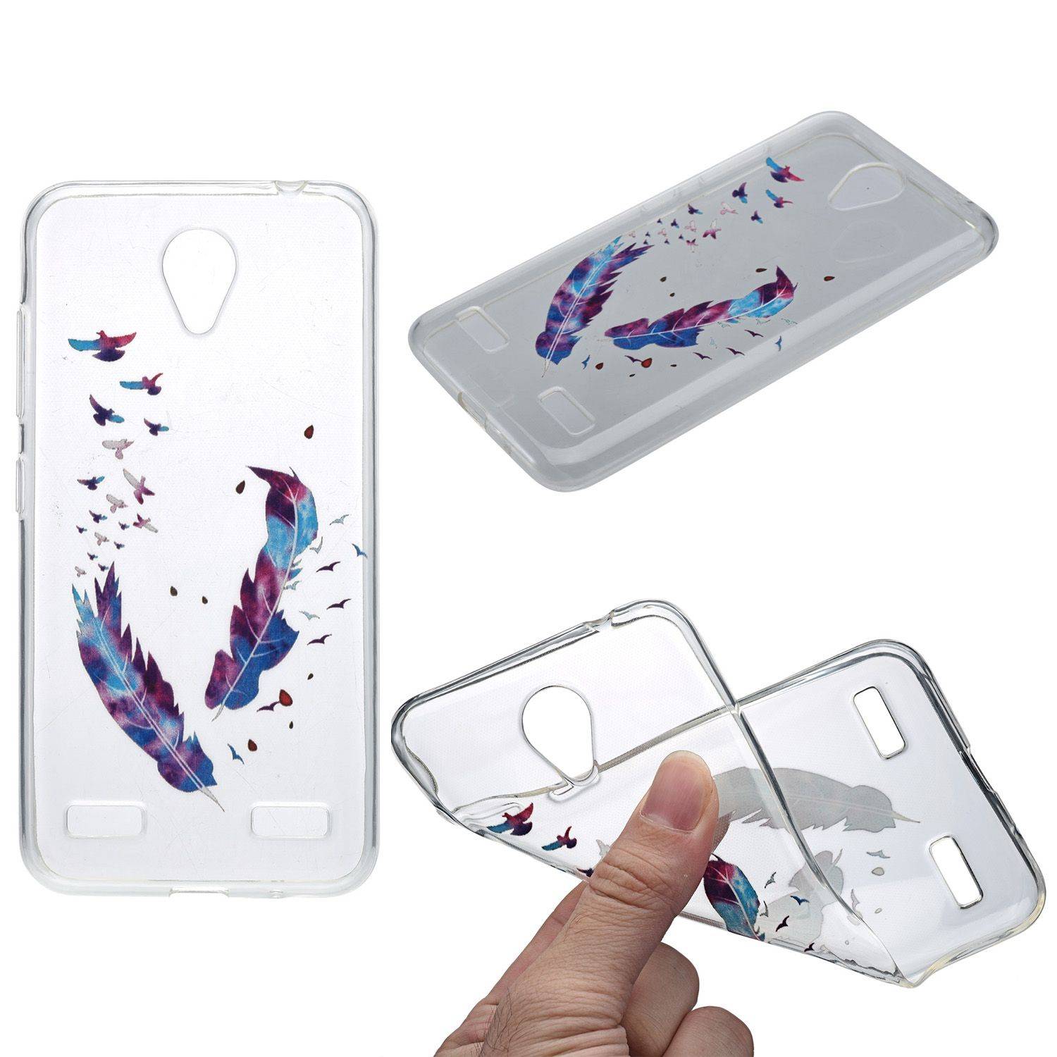 ZTE Blade V8 Handyhülle Backcover Mehrfarbig