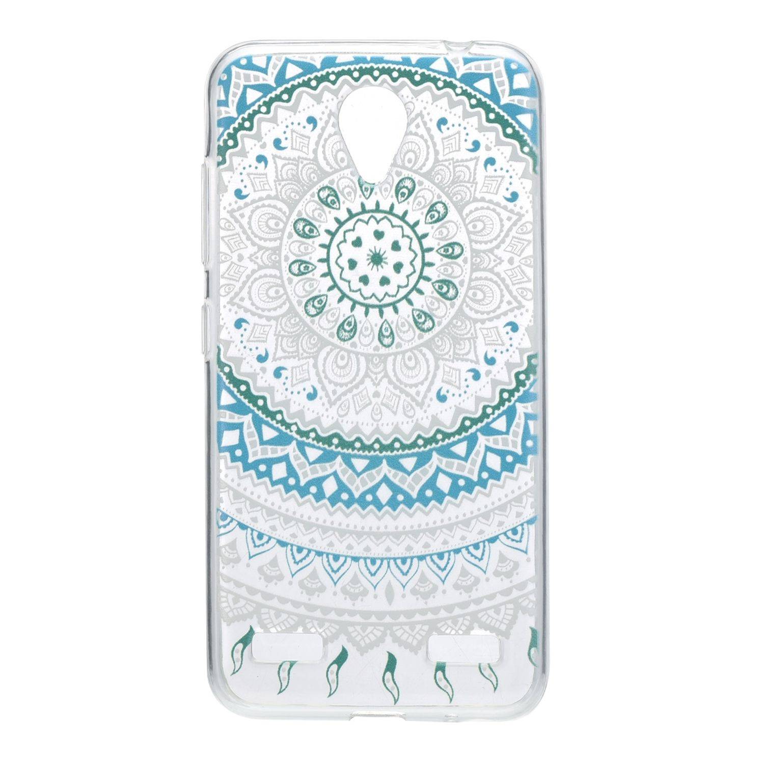 ZTE Blade A602 Handyhülle Backcover Blau