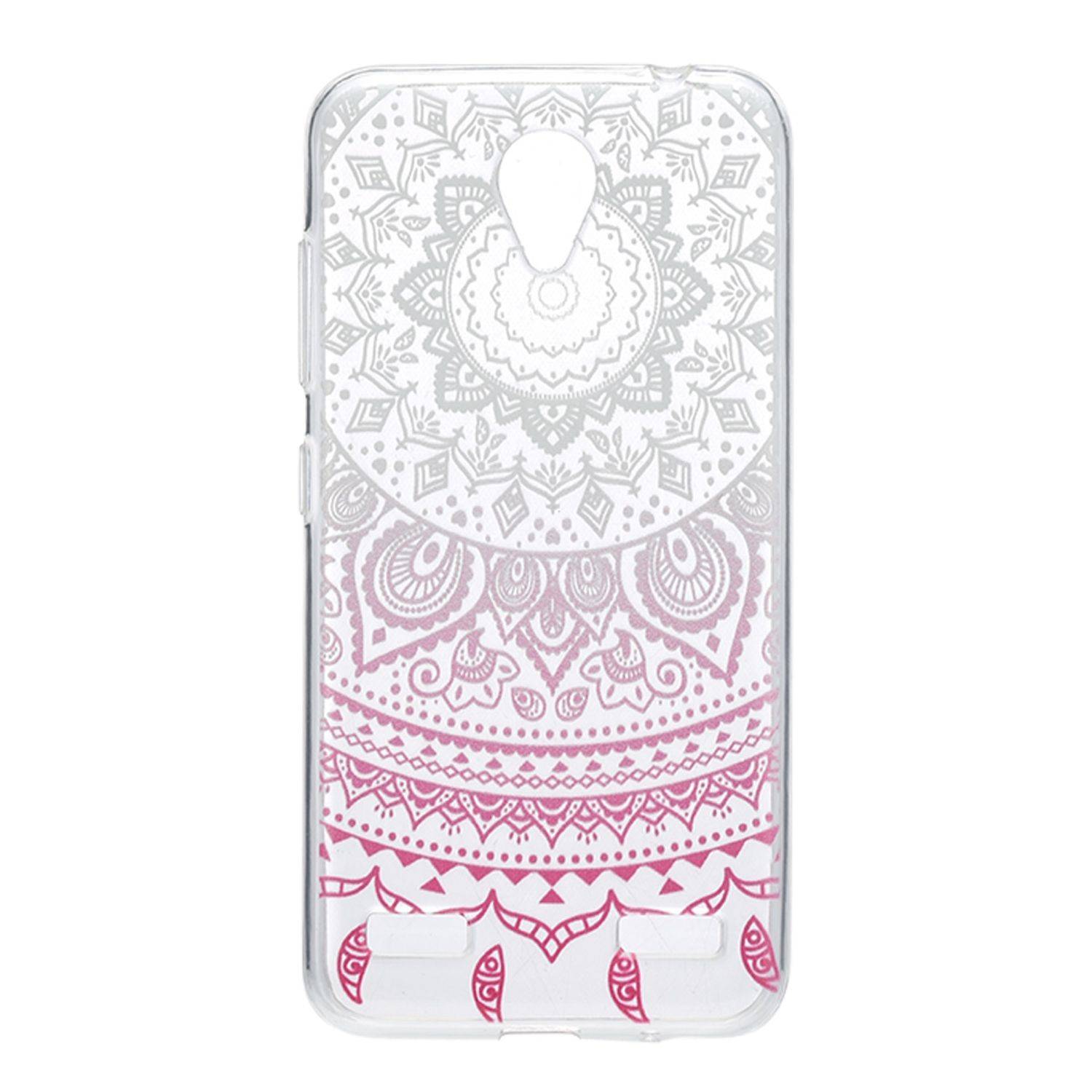 ZTE Blade A602 Handyhülle Backcover Weiß