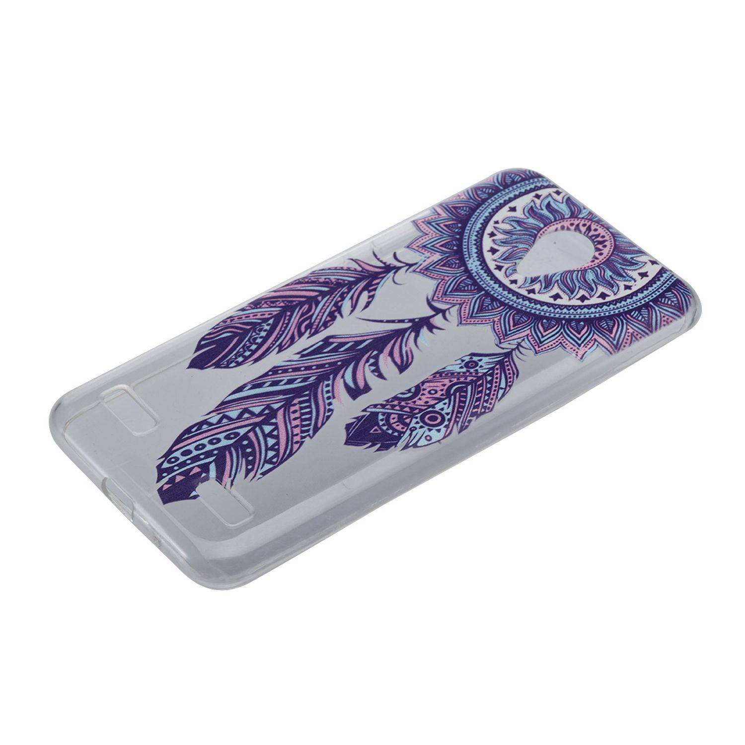 ZTE Blade A602 Handyhülle Backcover Weiß