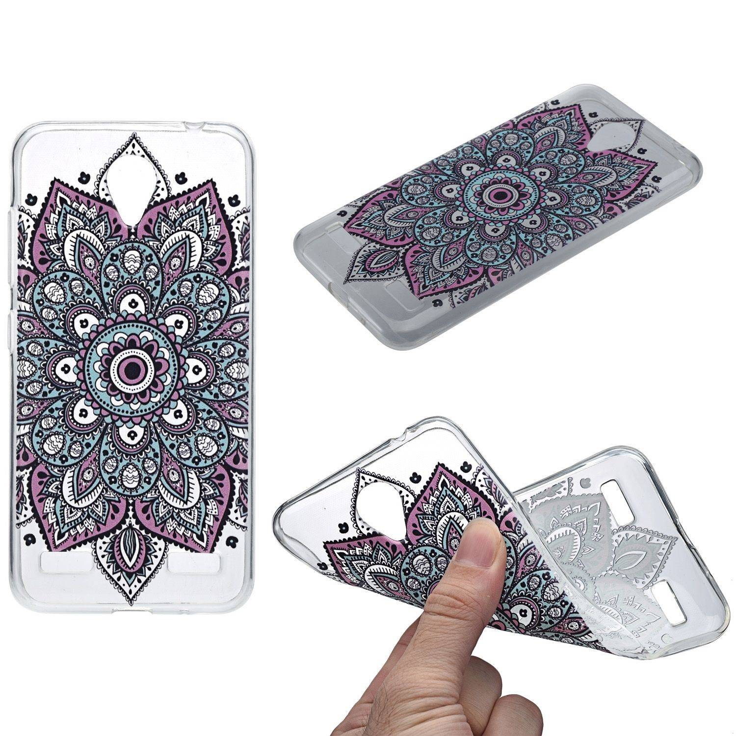 ZTE Blade A602 Handyhülle Backcover Mehrfarbig
