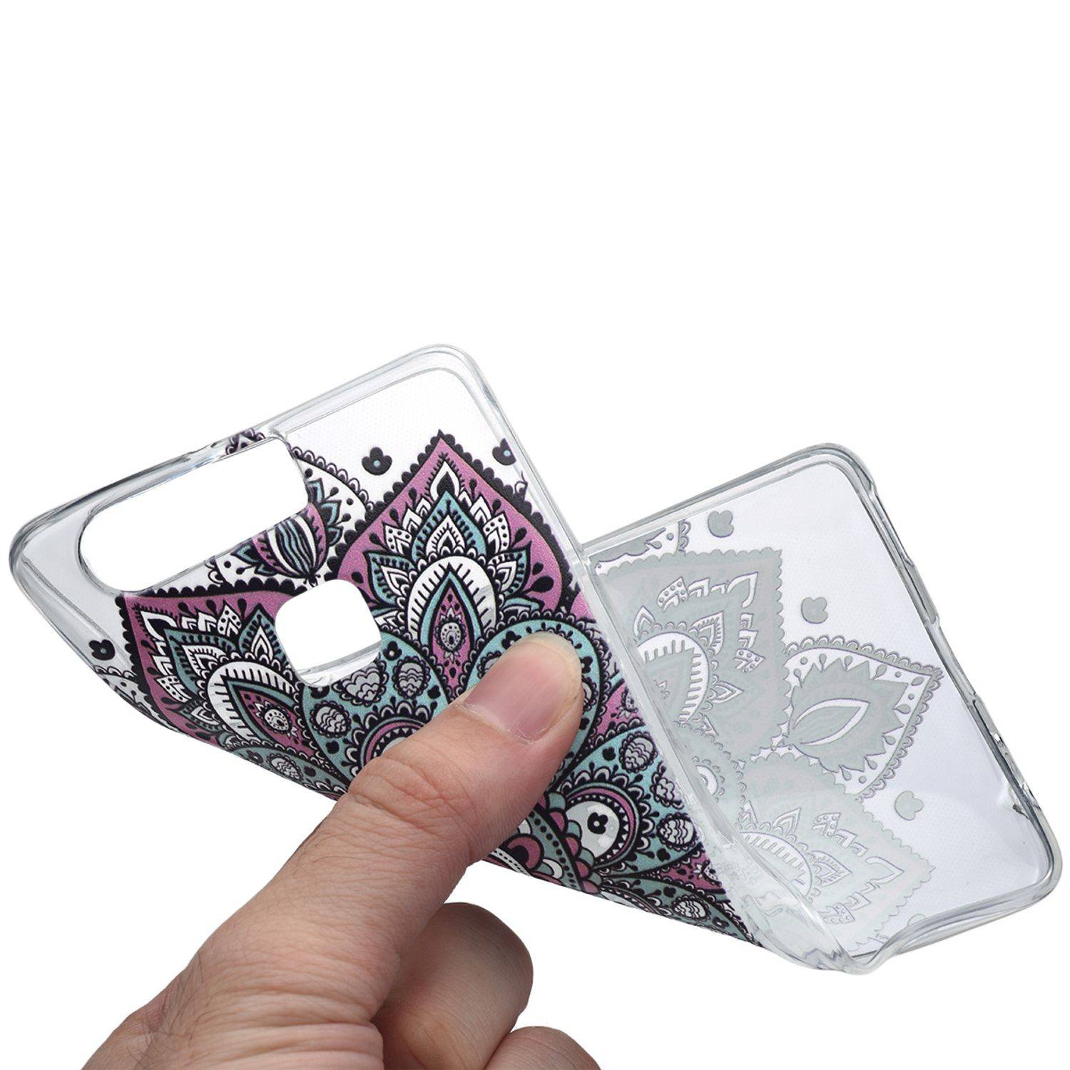 Huawei P9 Plus Handyhülle Backcover Blau