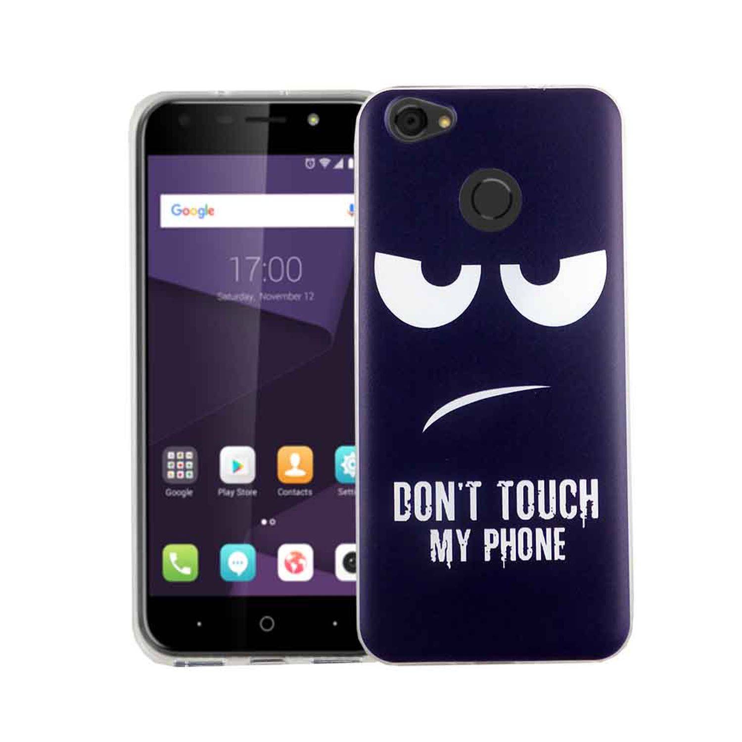 ZTE Blade A6 Handyhülle Bumper Backcover Blau