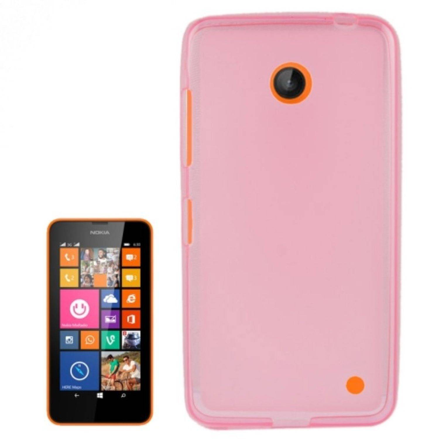 Nokia Lumia 630 Handyhülle Backcover Rosa