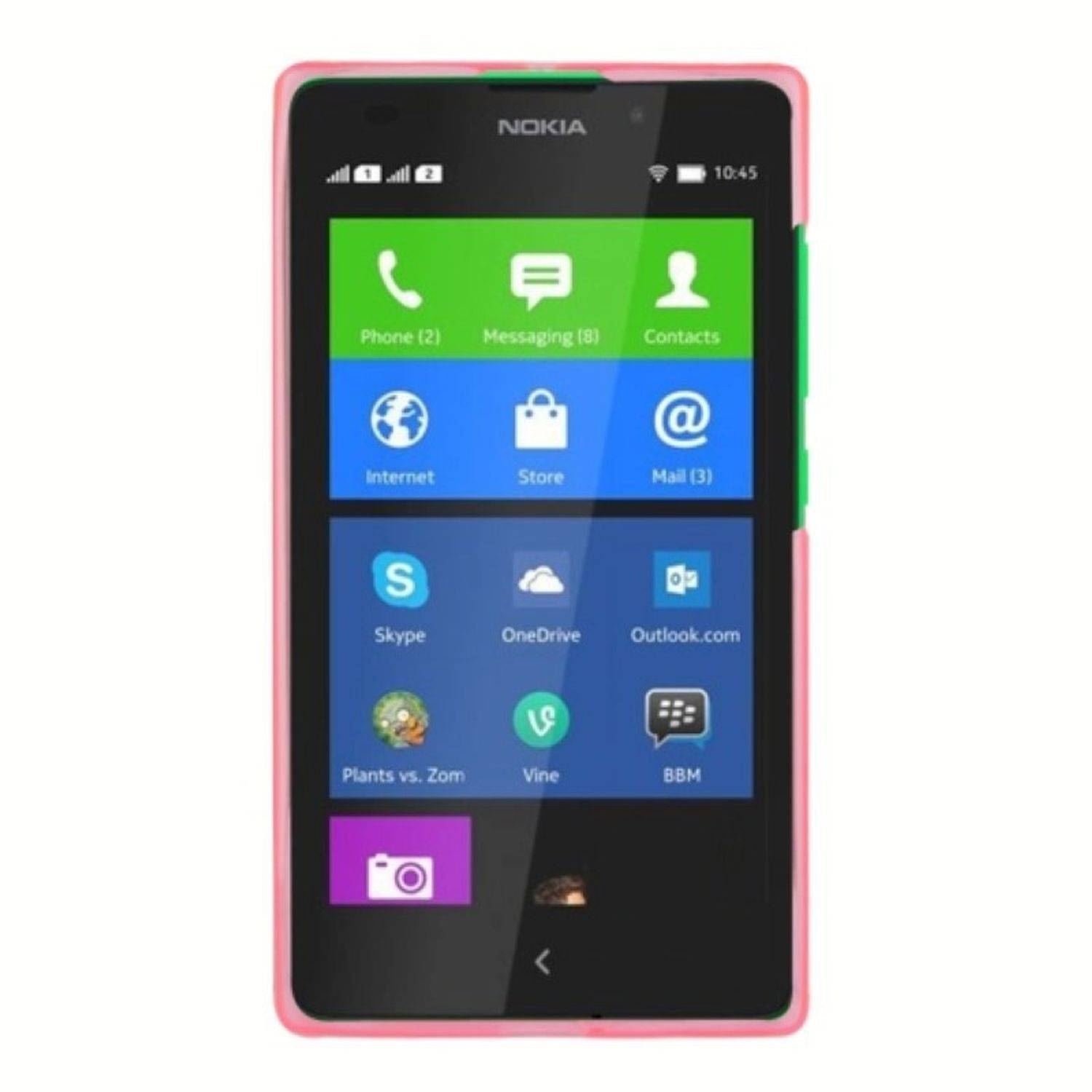 Nokia XL Handyhülle Backcover Rosa