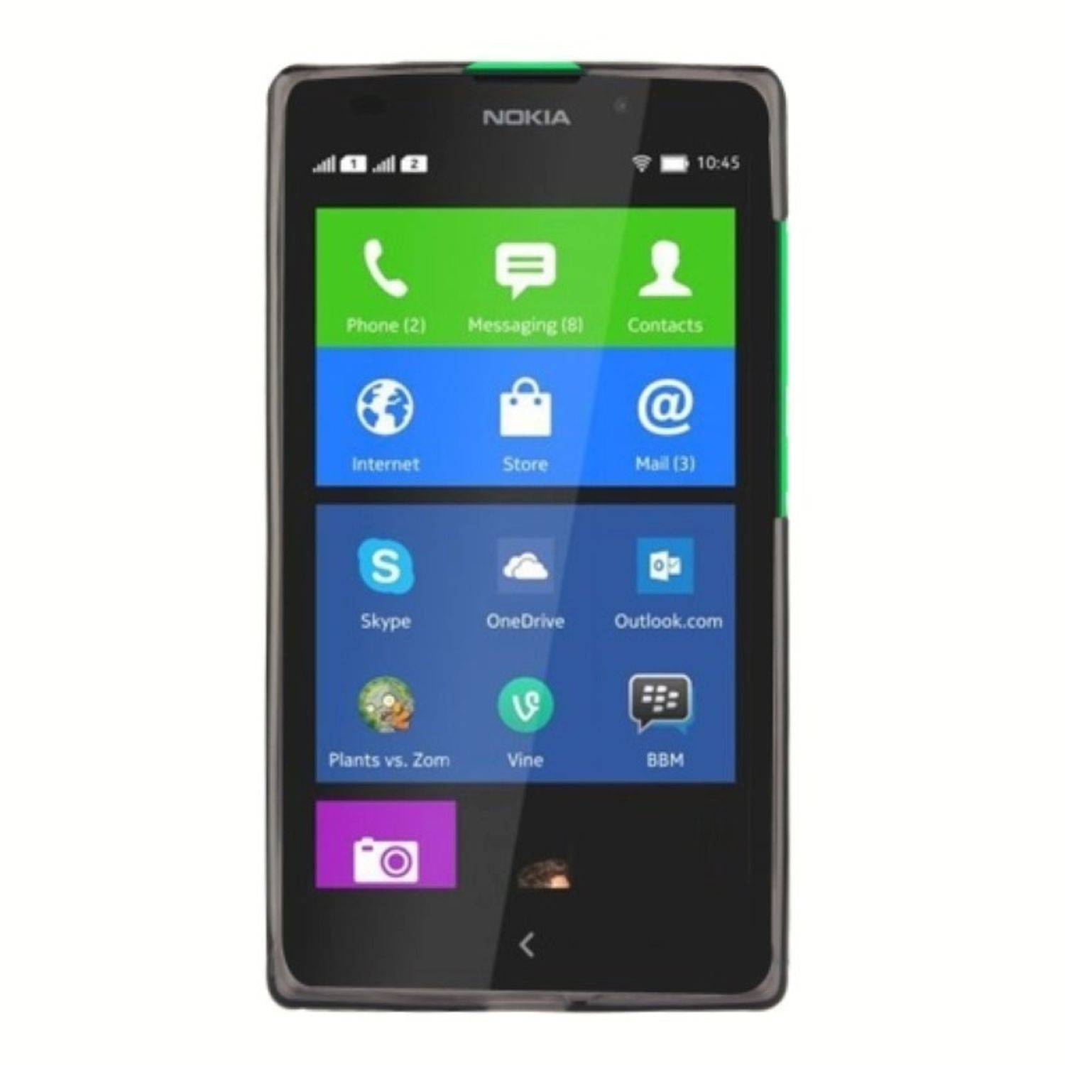 Nokia XL Handyhülle Backcover Grau