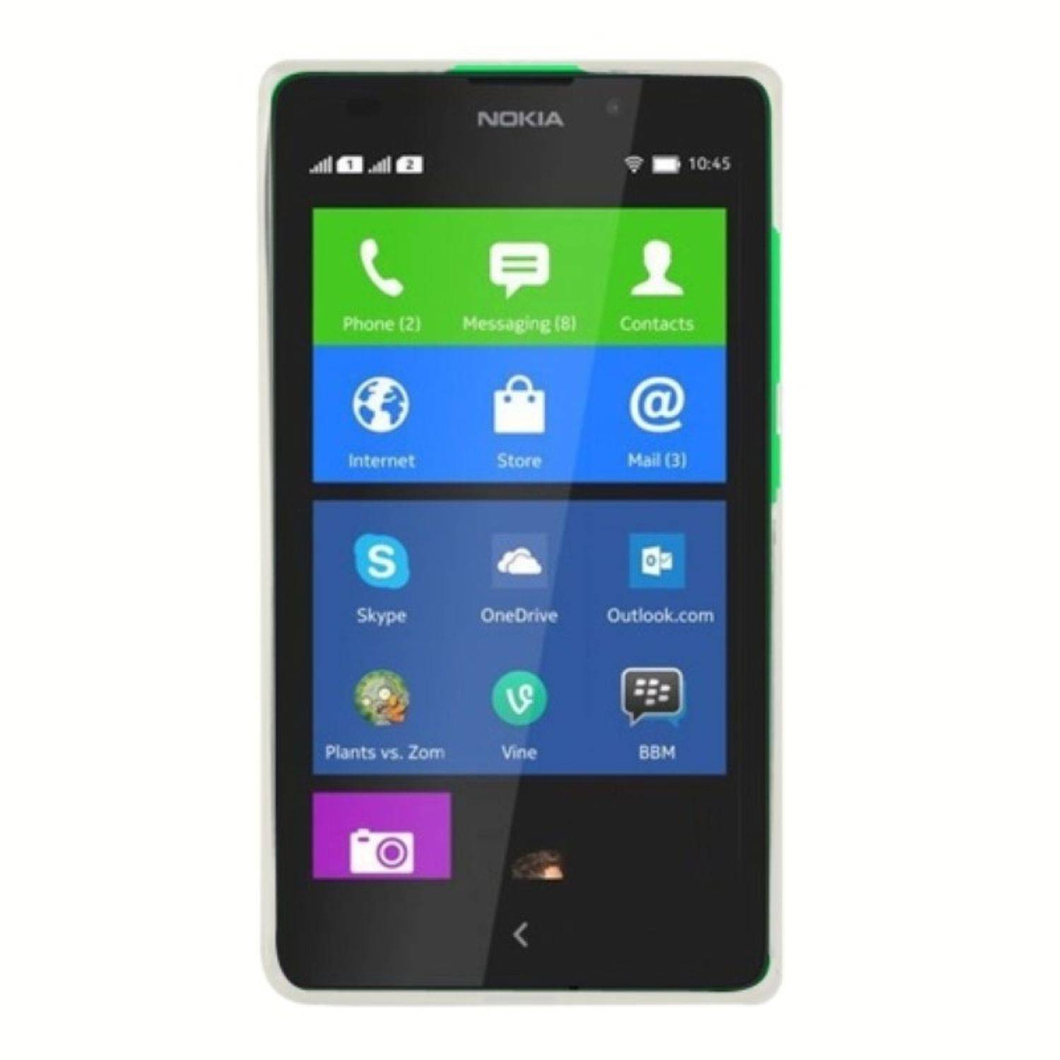 Nokia XL Handyhülle Backcover Weiß