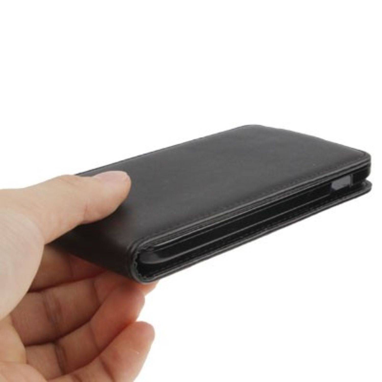 HTC One X Handyhülle Backcover Schwarz