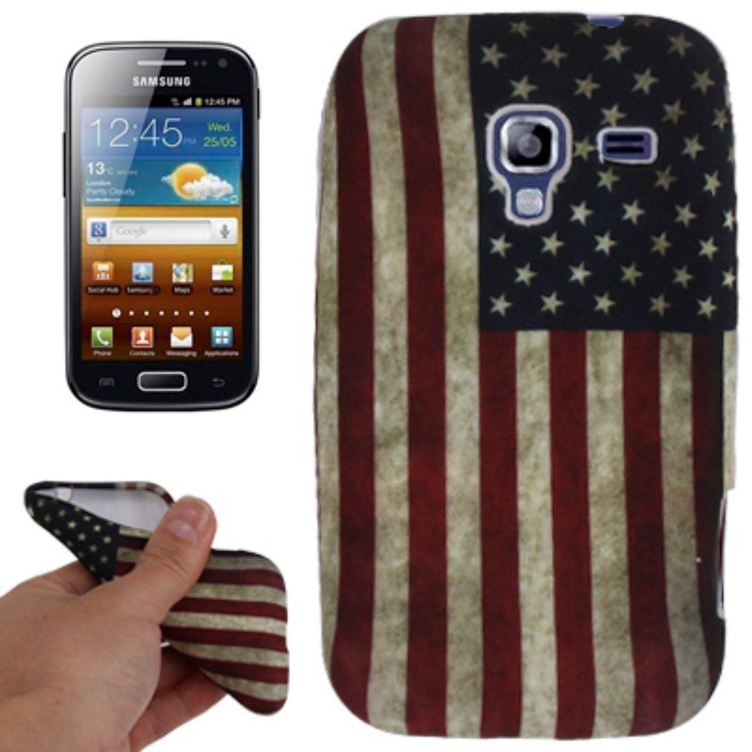 HTC Accord 8X Handyhülle Backcover Schwarz