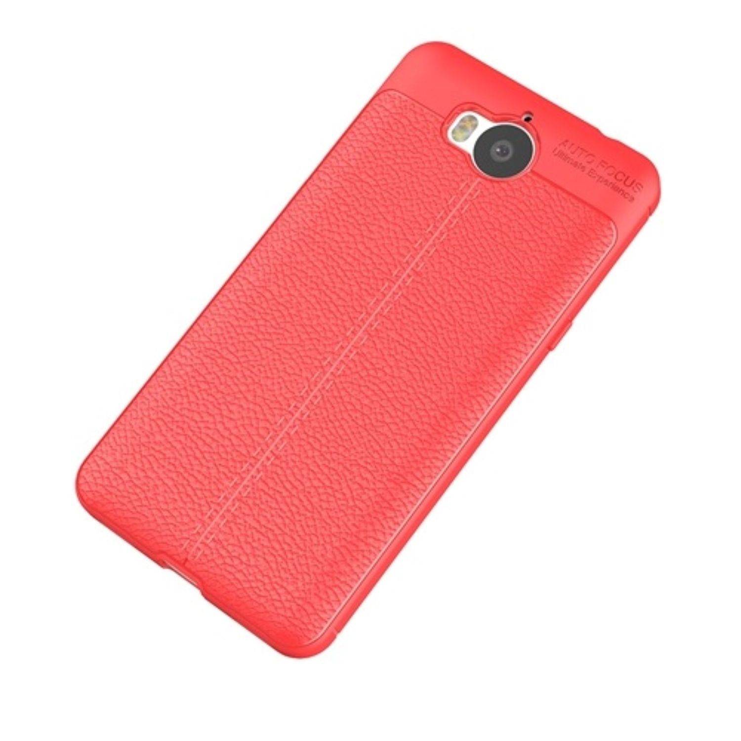Huawei Y5 (2017) Handyhülle Backcover Rot