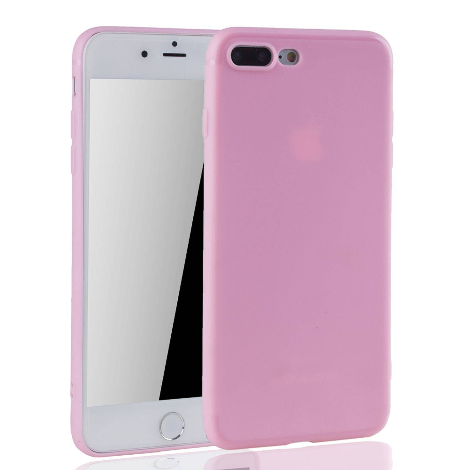 Apple iPhone 8 Plus Handyhülle Backcover Rosa