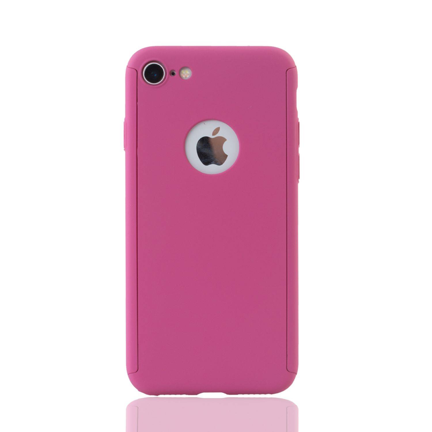 Apple iPhone 6 / 6s Handyhülle 360 Grad Schutz Full Cover Rosa