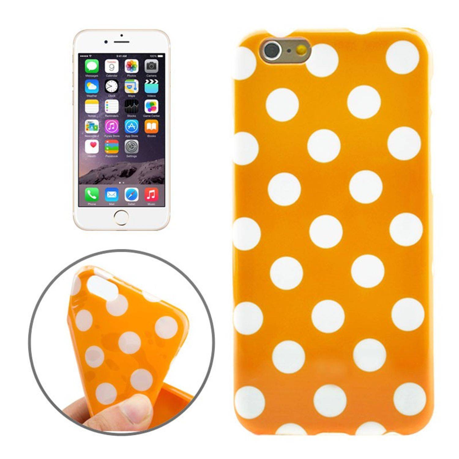 Apple IPhone 6 Plus / 6s Plus Handyhülle Backcover Orange