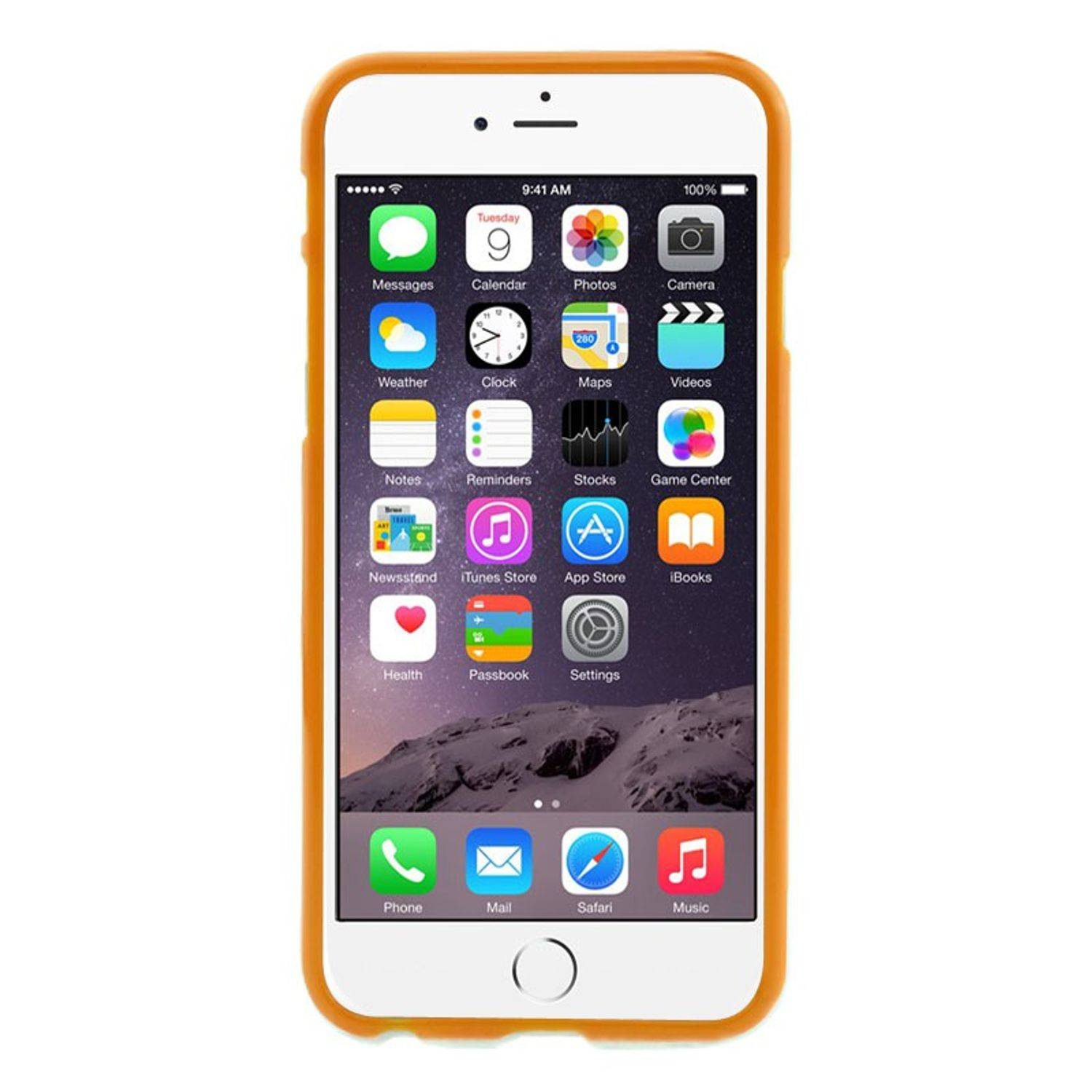 Apple IPhone 6 Plus / 6s Plus Handyhülle Backcover Orange