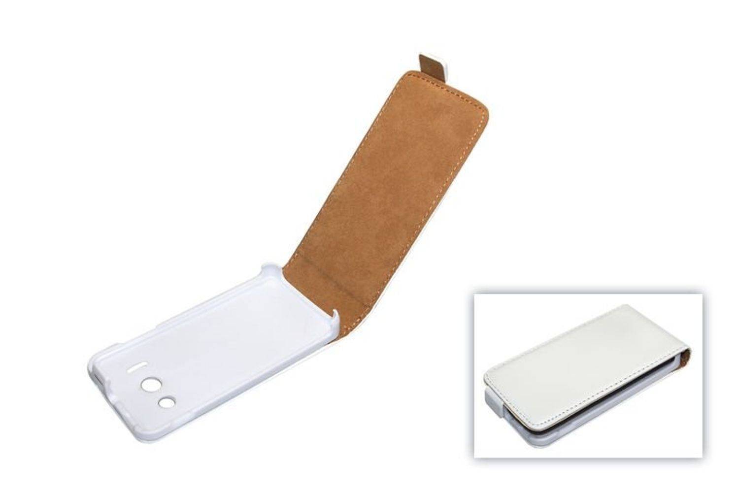 Huawei Ascend Y300 Handyhülle Backcover Weiß