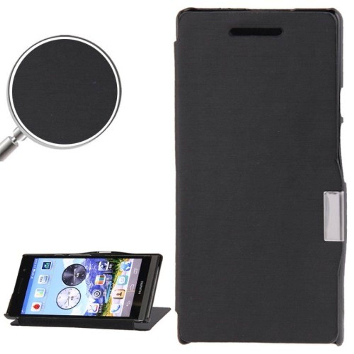 Huawei Ascend P6 Handyhülle Backcover Schwarz