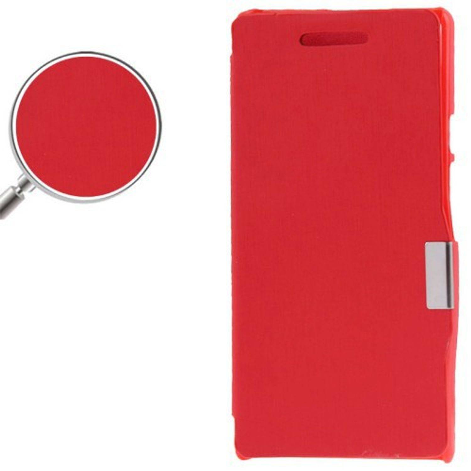 Huawei Ascend P6 Handyhülle Backcover Rot