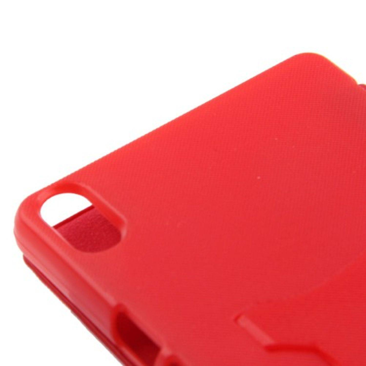 Huawei Ascend P6 Handyhülle Backcover Rot