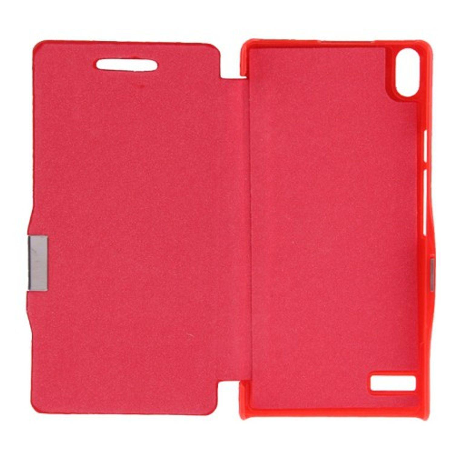Huawei Ascend P6 Handyhülle Backcover Rot