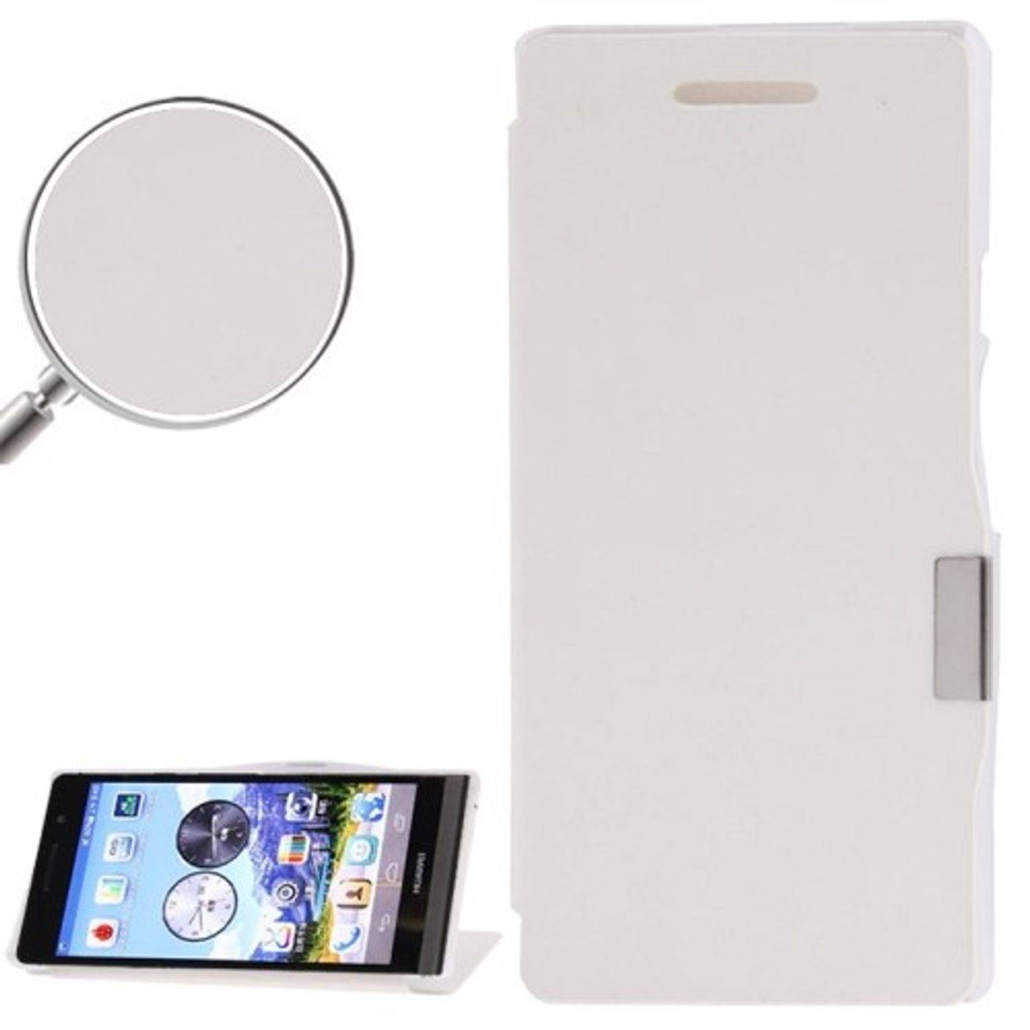 Huawei Ascend P6 Handyhülle Backcover Weiß