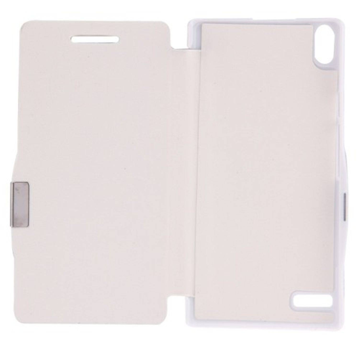 Huawei Ascend P6 Handyhülle Backcover Weiß