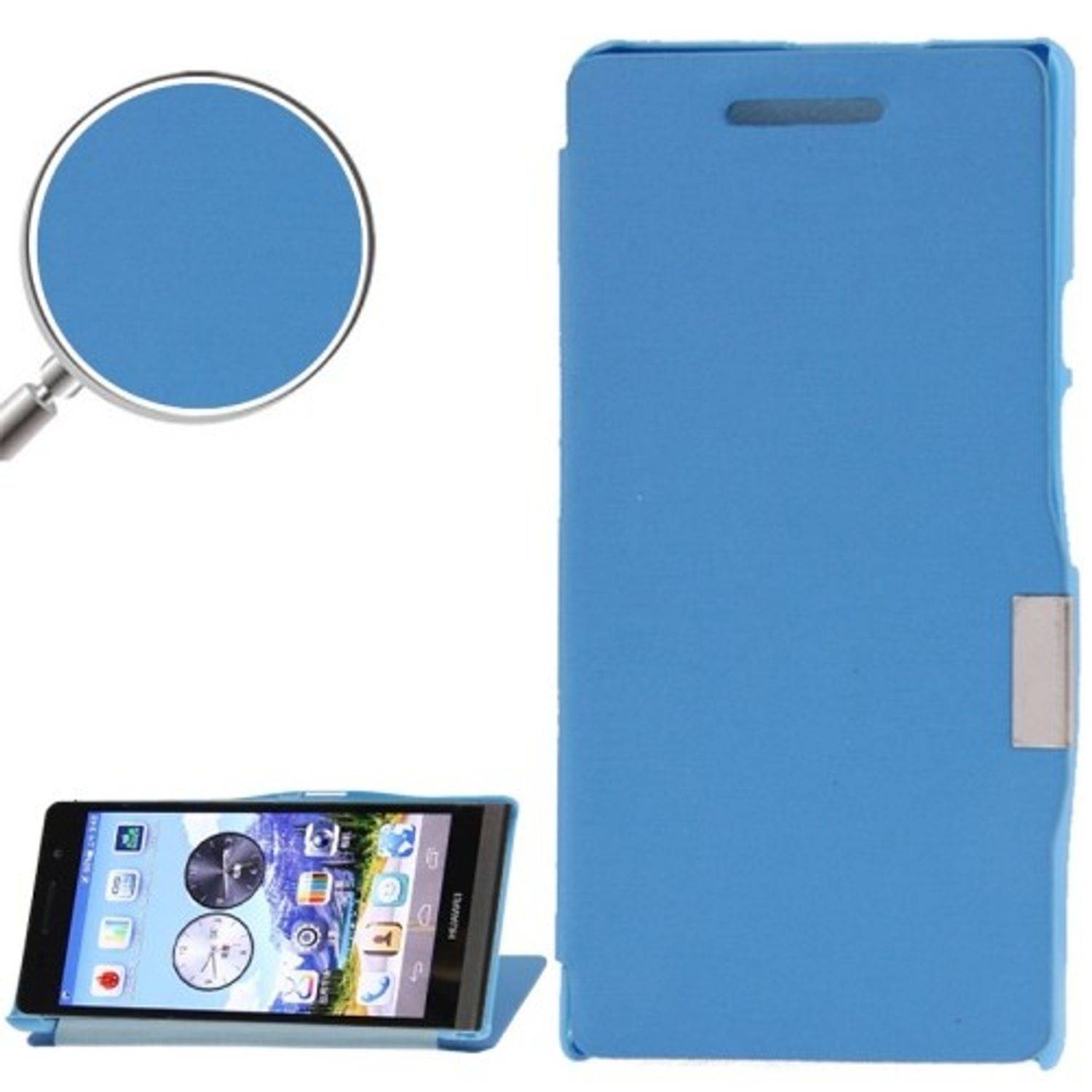Huawei Ascend P6 Handyhülle Backcover Blau