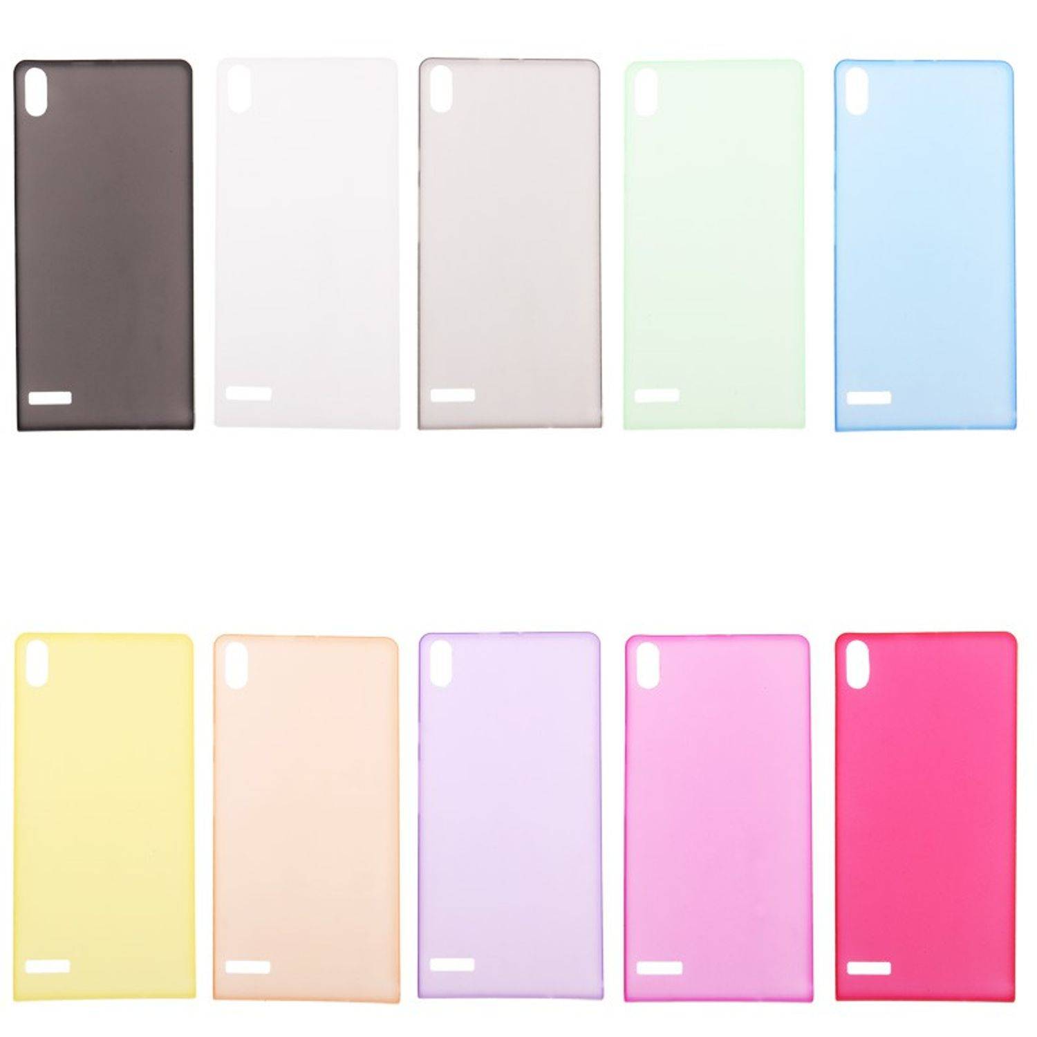 Huawei Ascend P6 Handyhülle Backcover Blau