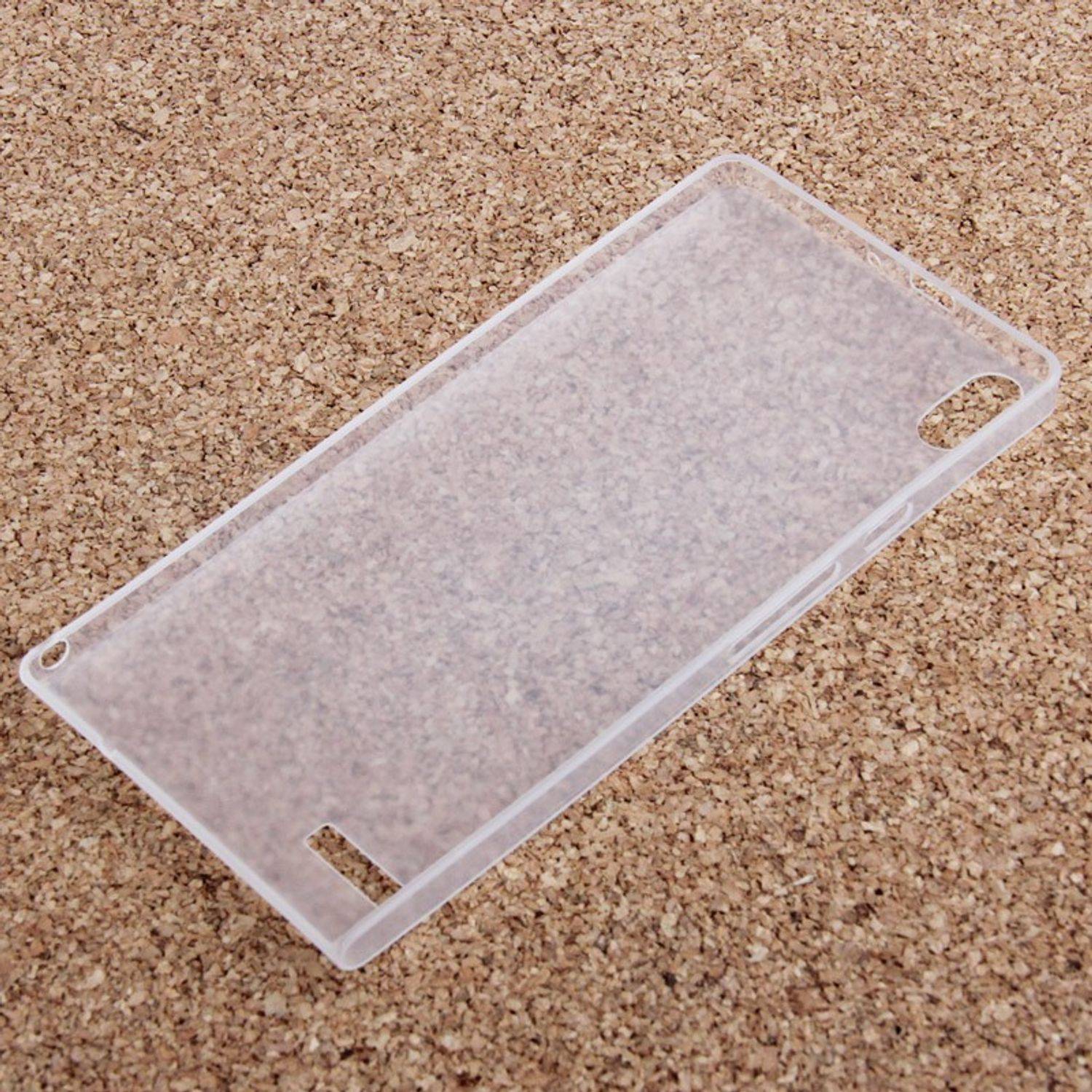 Huawei Ascend P6 Handyhülle Backcover Transparent