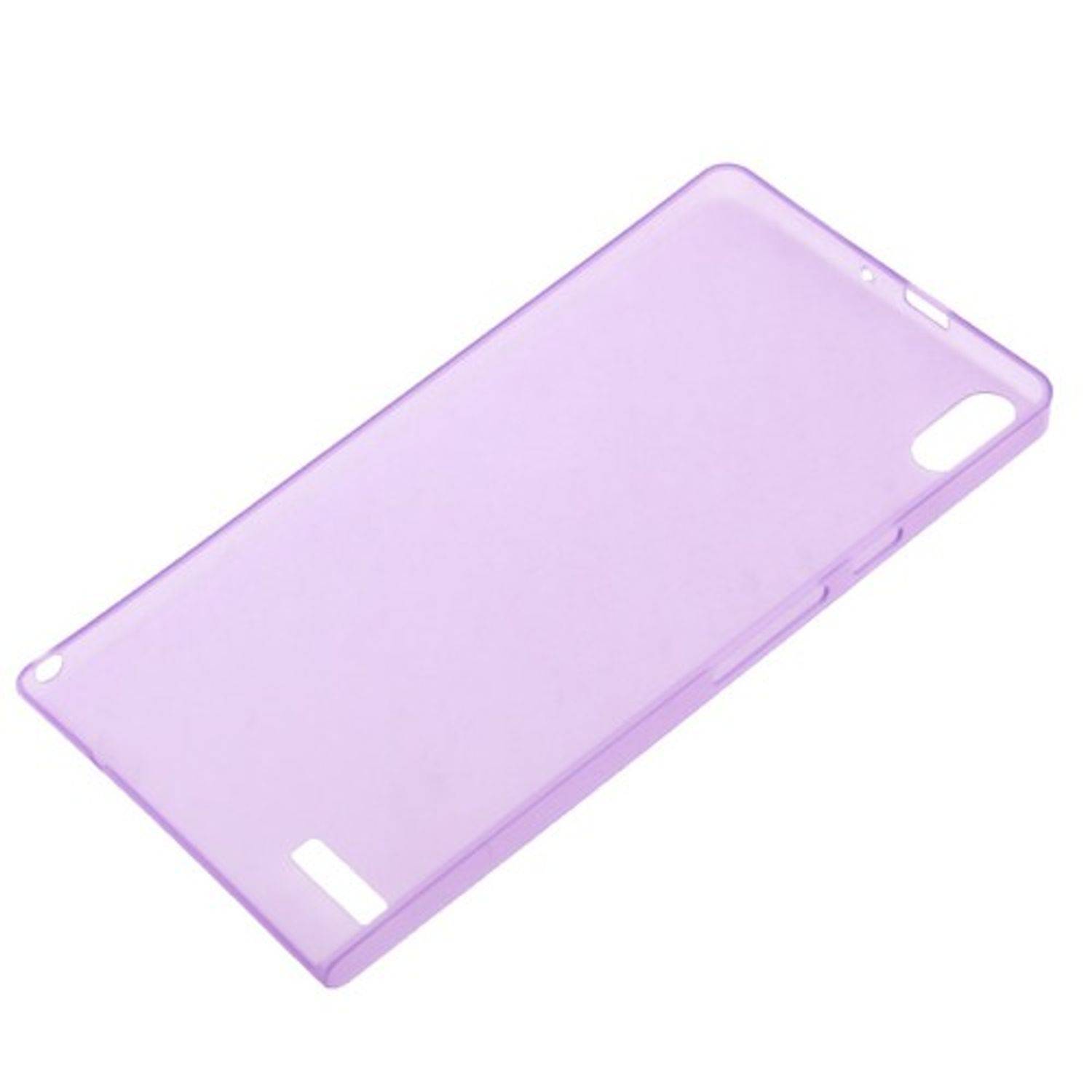 Huawei Ascend P6 Handyhülle Backcover Violett