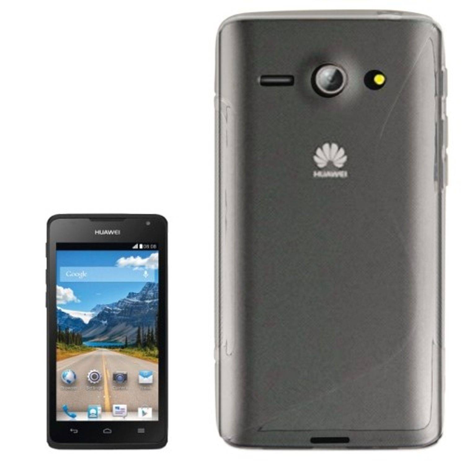 Huawei Ascend Y530 Handyhülle Backcover Grau