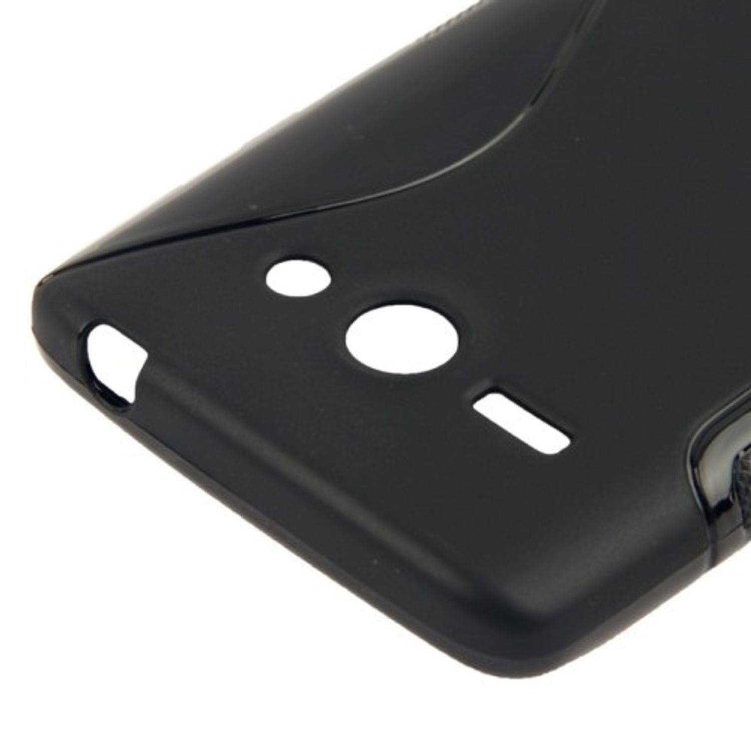 Huawei Ascend Y530 Handyhülle Backcover Grau