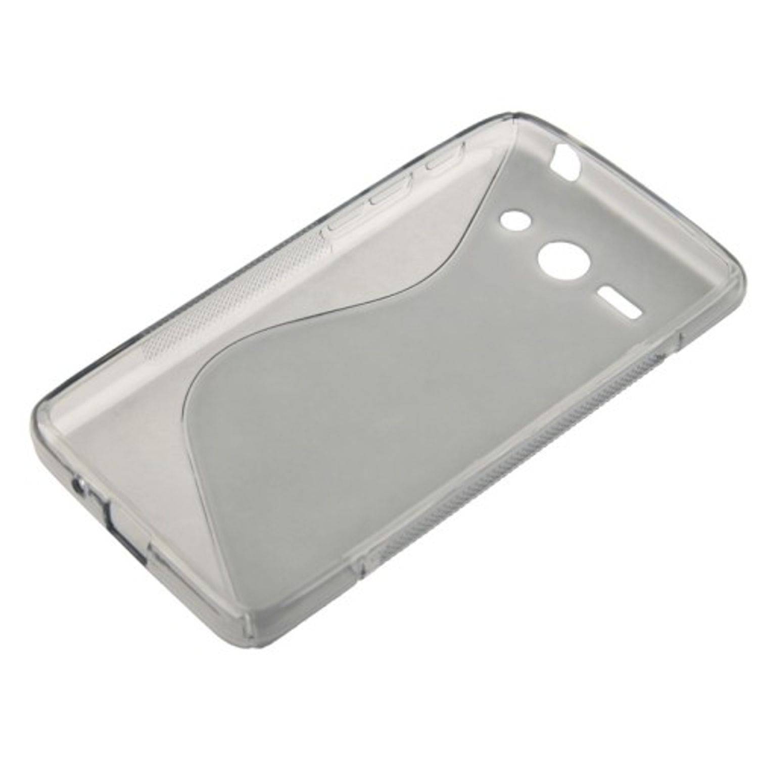Huawei Ascend Y530 Handyhülle Backcover Grau