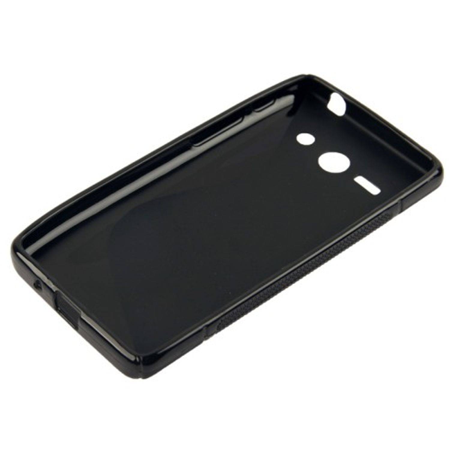 Huawei Ascend Y530 Handyhülle Backcover Schwarz