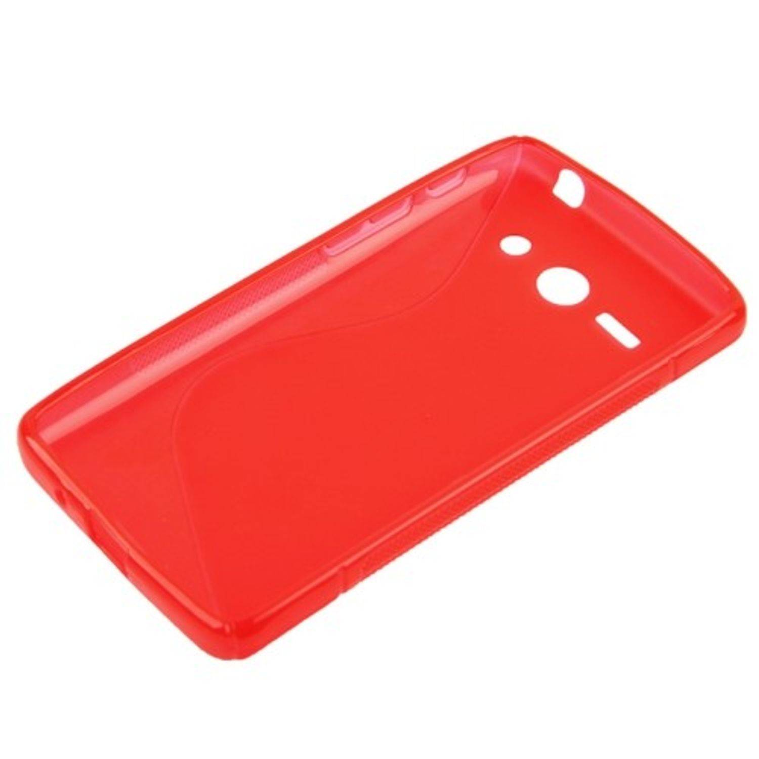 Huawei Ascend Y530 Handyhülle Backcover Rot