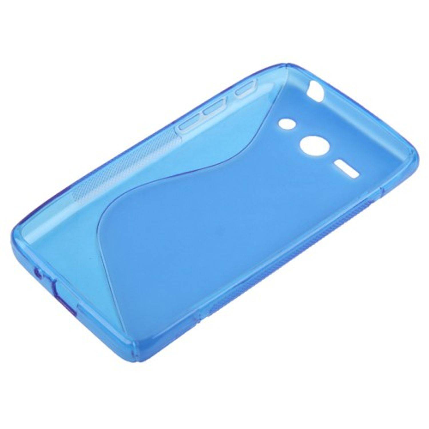 Huawei Ascend Y530 Handyhülle Backcover Blau