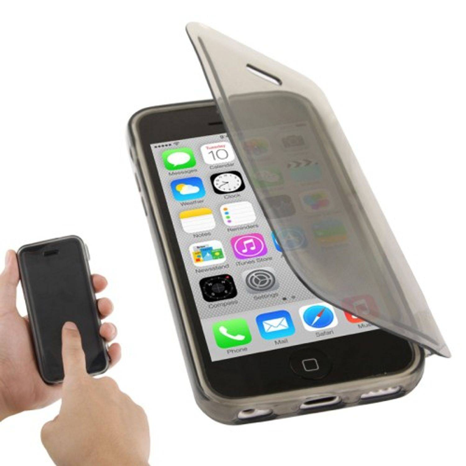 Apple iPhone 5c Handyhülle Backcover Grau