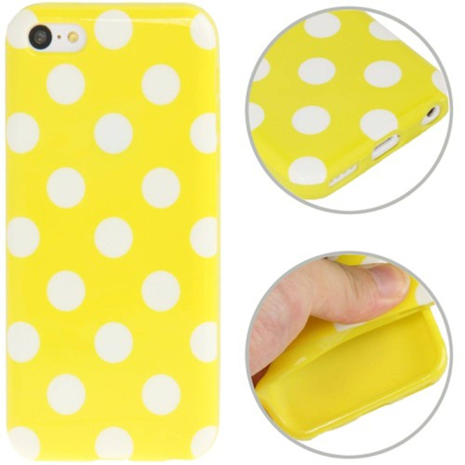 Apple iPhone 5c Handyhülle Backcover Gelb