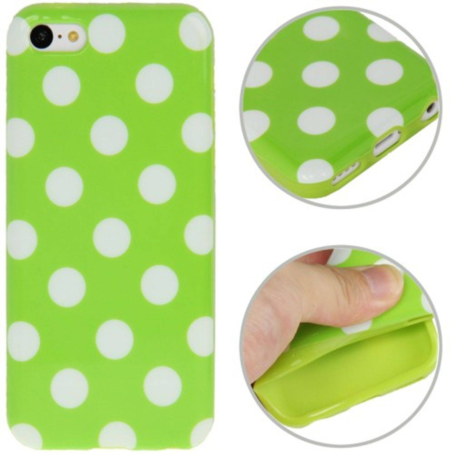 Apple iPhone 5c Handyhülle Backcover Grün