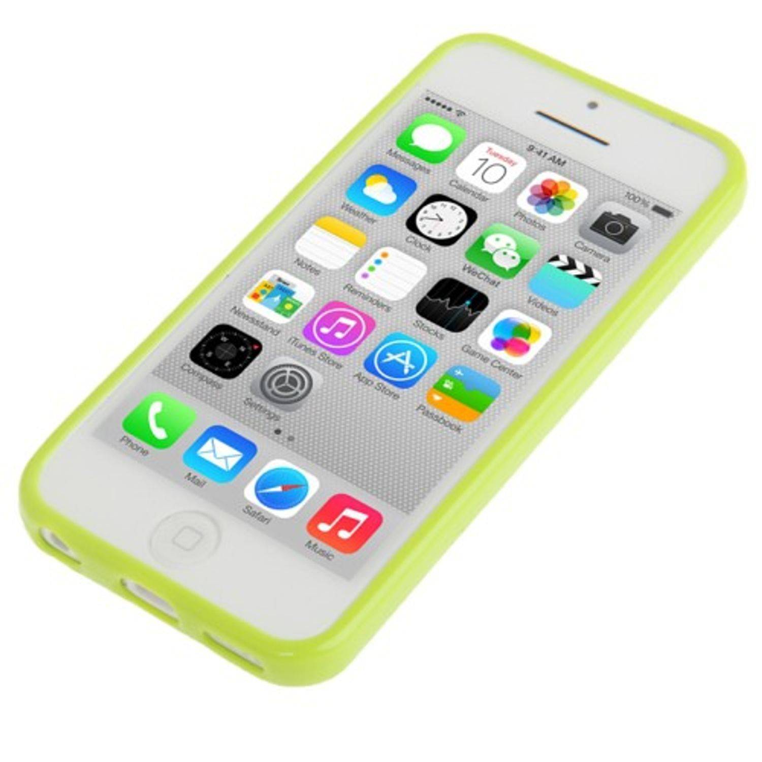 Apple iPhone 5c Handyhülle Backcover Grün