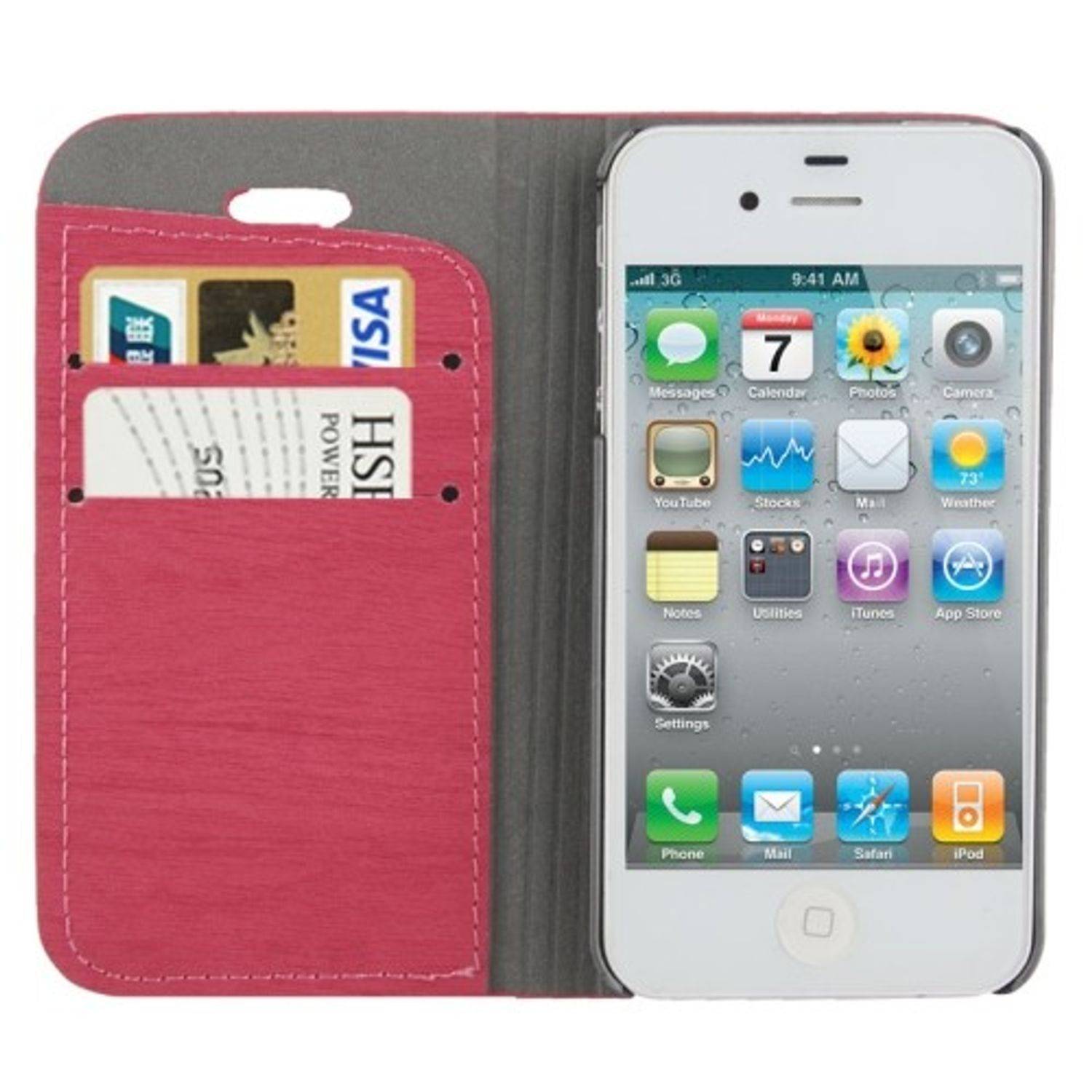 Apple iPhone 4 / 4s Handyhülle Backcover Rosa