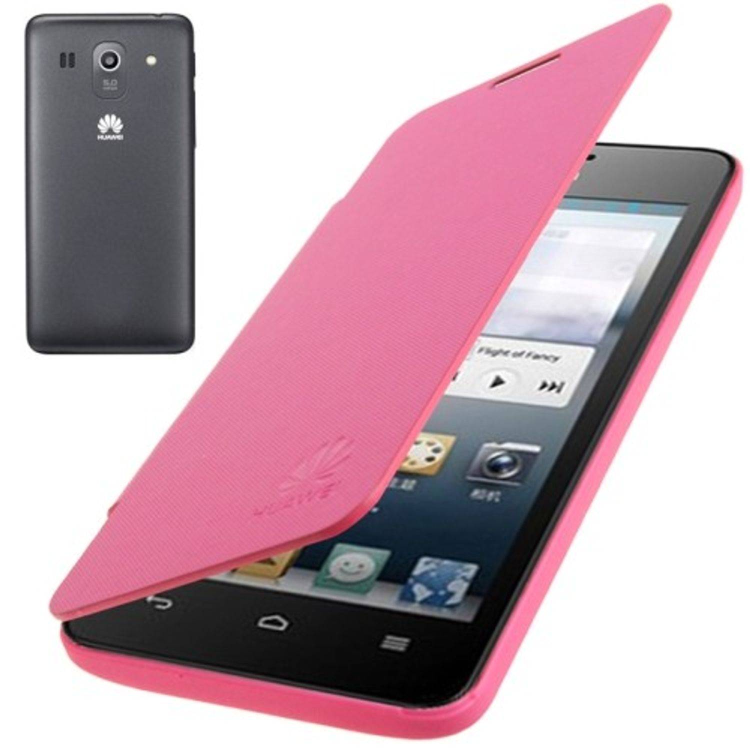 Huawei Ascend G520 Handyhülle Backcover Rosa
