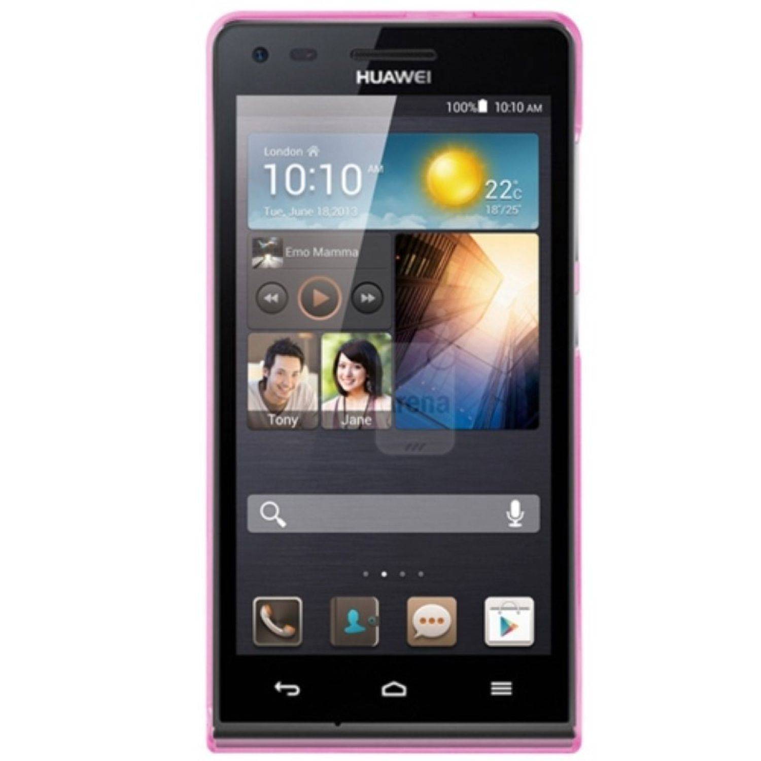 Huawei Ascend G6 Handyhülle Backcover Rosa