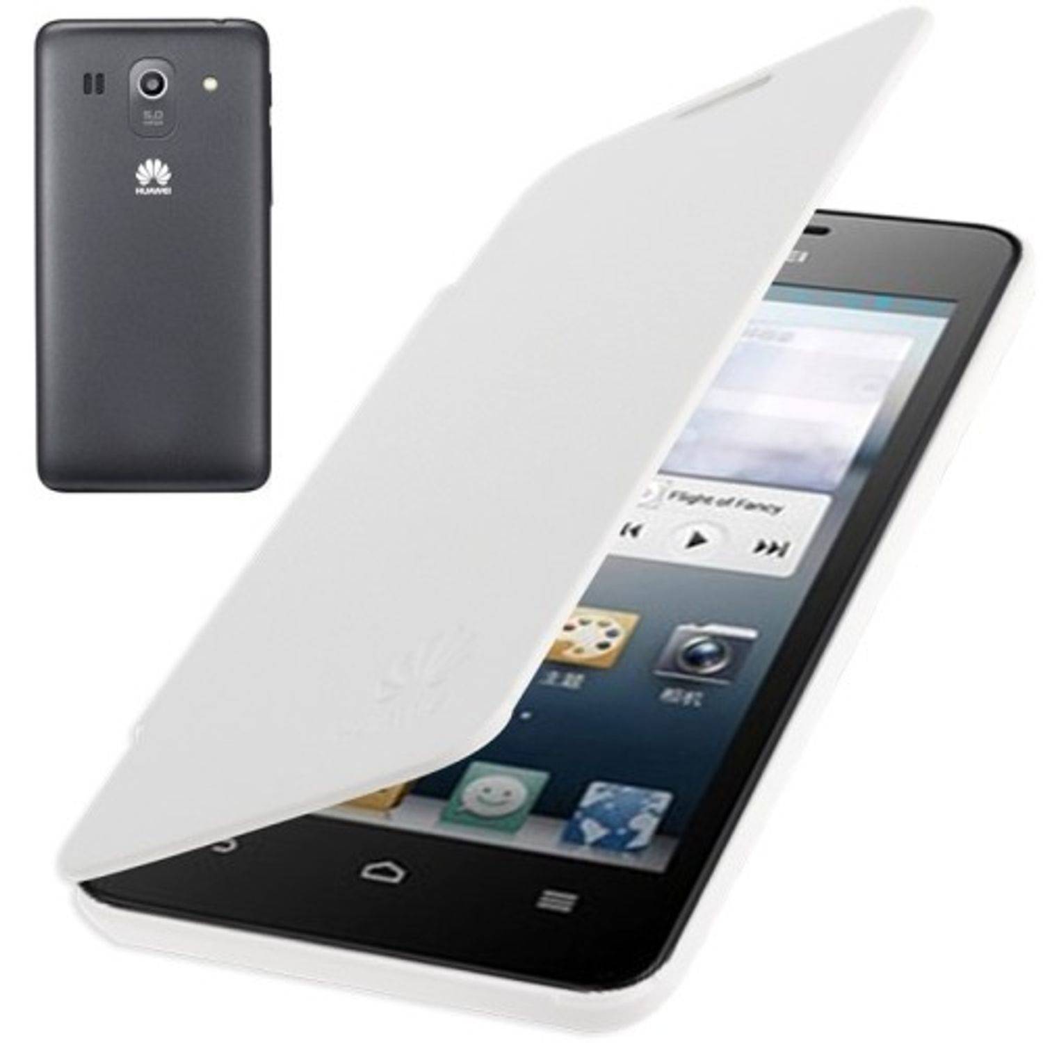 Huawei Ascend G520 Handyhülle Backcover Weiß