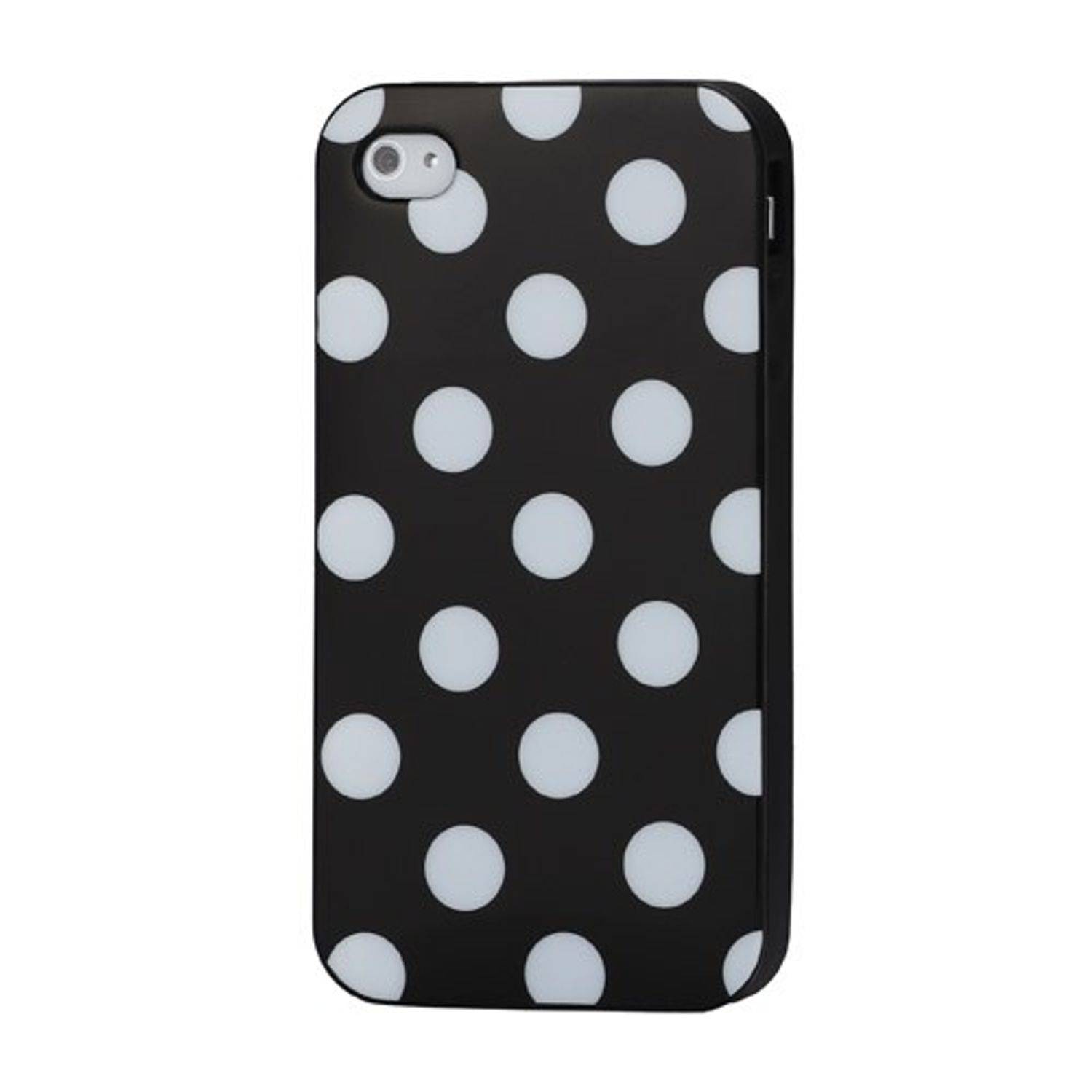 Apple iPhone 4 / 4s Handyhülle Backcover Schwarz
