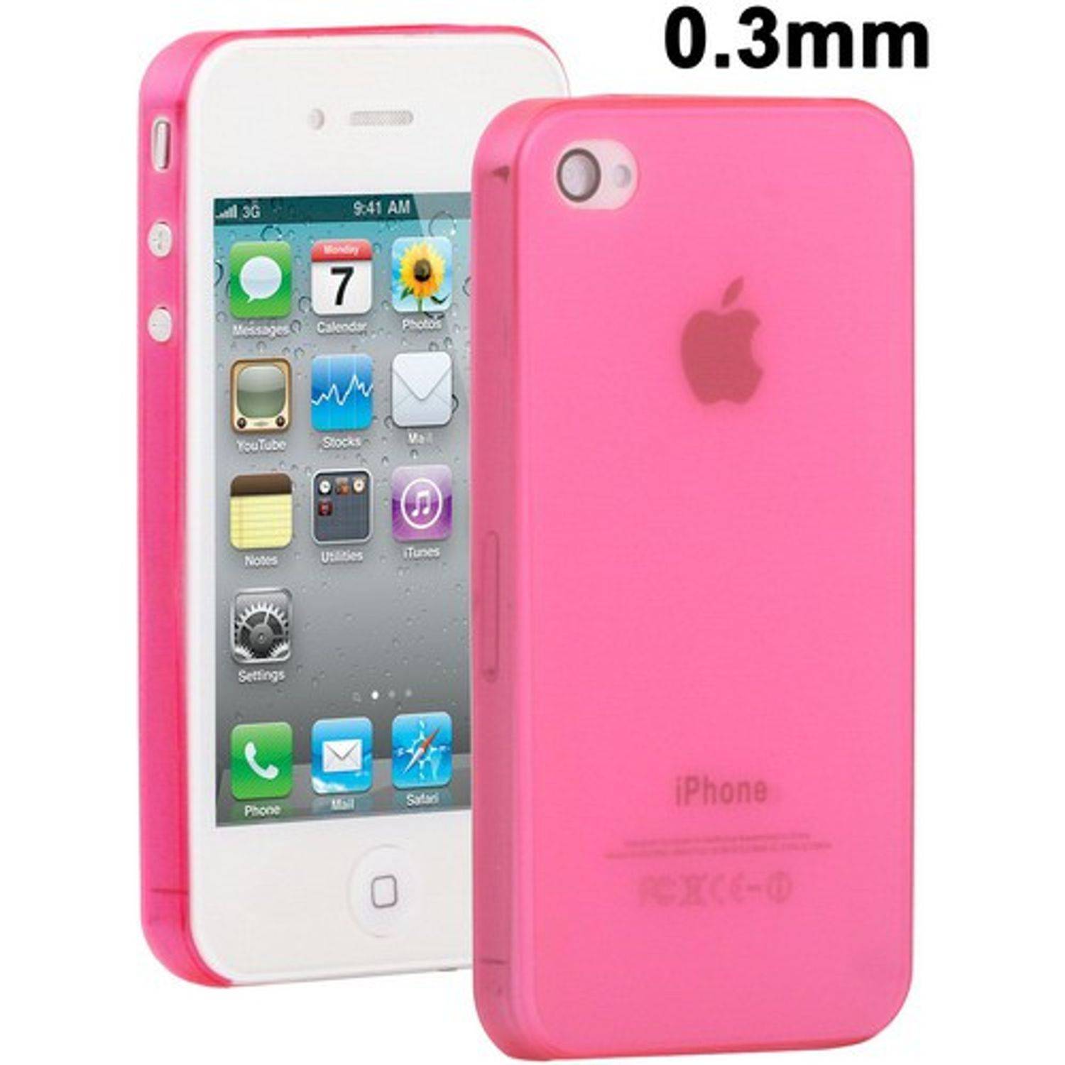 Apple iPhone 4 / 4s Handyhülle Backcover Rosa