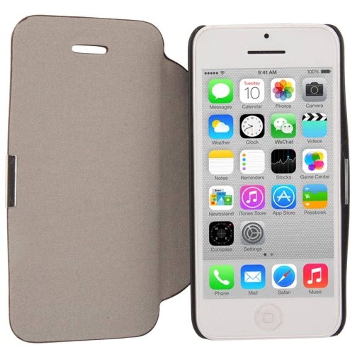 Apple iPhone 5c Handyhülle Backcover Braun