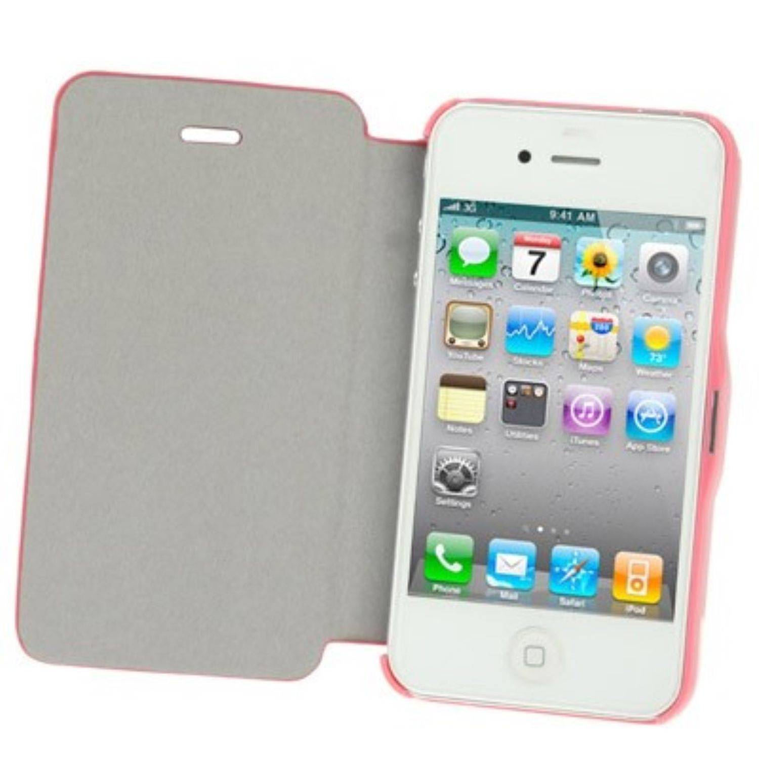 Apple iPhone 4 / 4s Handyhülle Backcover Rosa