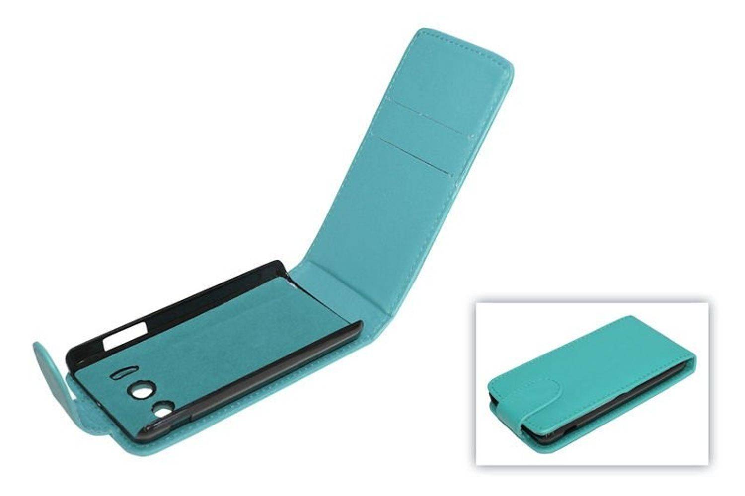 Huawei Ascend Y300 Handyhülle Backcover Blau
